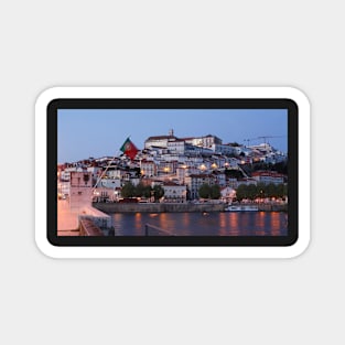 Old town, river, Mondego, Coimbra, Portugal, city, evening, dusk Magnet