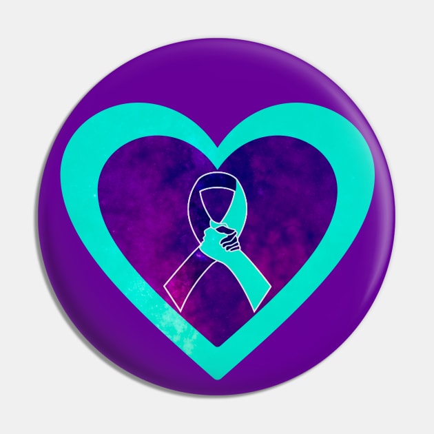 Prevention Awareness Ribbon Pin by CoolMomBiz