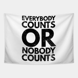 Everybody Counts Tapestry