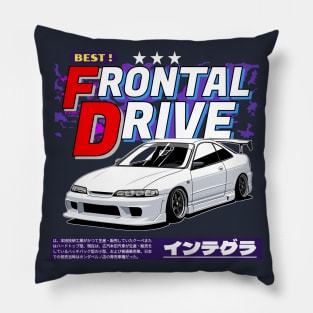 Jdm legendary integra (white) Pillow