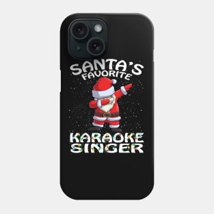 Santas Favorite Karaoke Singer Christmas Phone Case