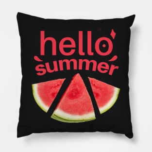 Hello summer watermelon Pillow