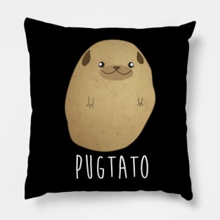 Pugtato shirt Pillow