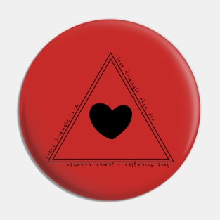 Love Triangle Pin