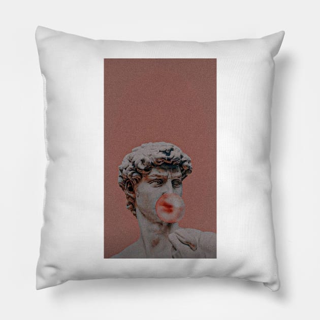 Statue Pillow by artforrart