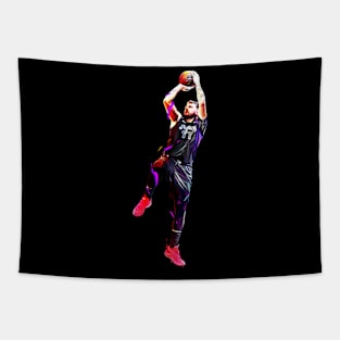 Luka Doncic Low Poly Tapestry