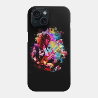 Jimmy Page - Watercolor Illustration Phone Case