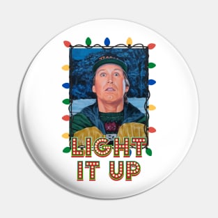 Light It Up Clark Griswold Christmas Vacation Pin