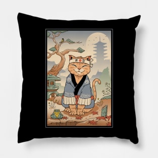 Zen Meowster Pillow