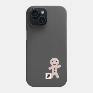 Mini Cute Gingerbread Man Shortcut Phone Case