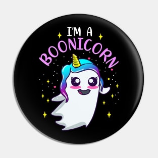 Ghost Unicorn Halloween Boonicorn Pin