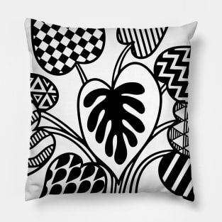 Zentangle plants Pillow