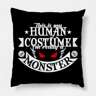 This is my Human Costume-Halloweenshirt Pillow