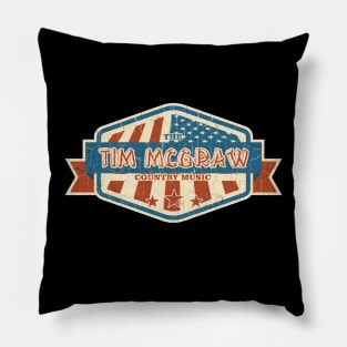 The Tim McGraw vintage Pillow