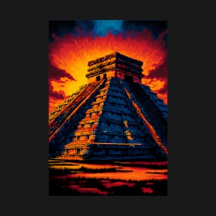 Chichen Itza Sunset Vibes T-Shirt