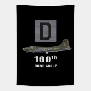 The Bloody 100th Group and B17 Flying Fortress Tapestry