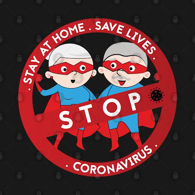 Stop coronavirus - seniors 2 by grafart