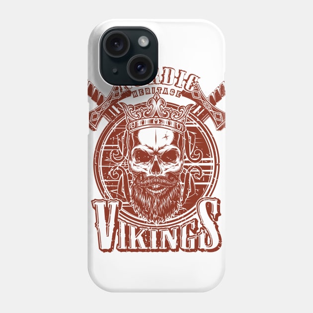 Nordic Heritage Vikings Phone Case by Genie Store