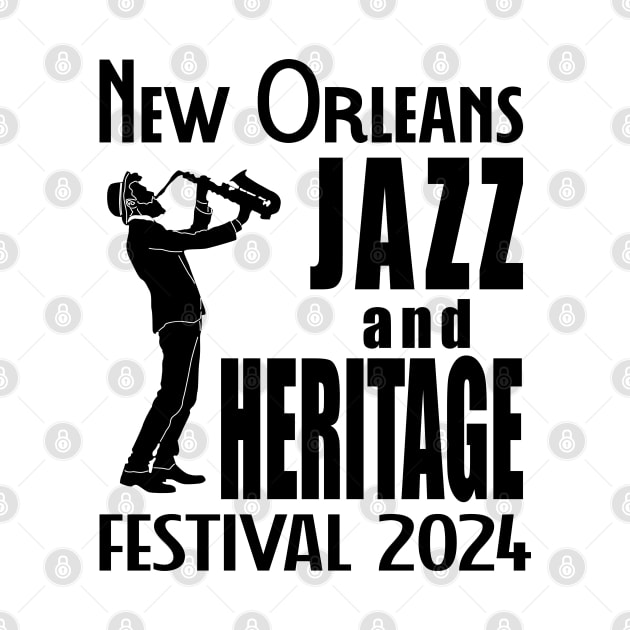 New Orleans Jazz Festival 2024 by Womens Art Store