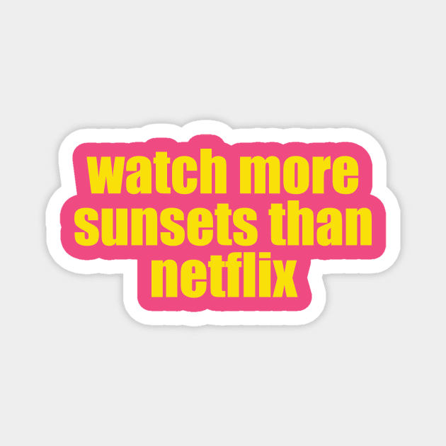 Netflix Magnet by thedesignleague