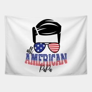 4th of July All American Papa Tapestry