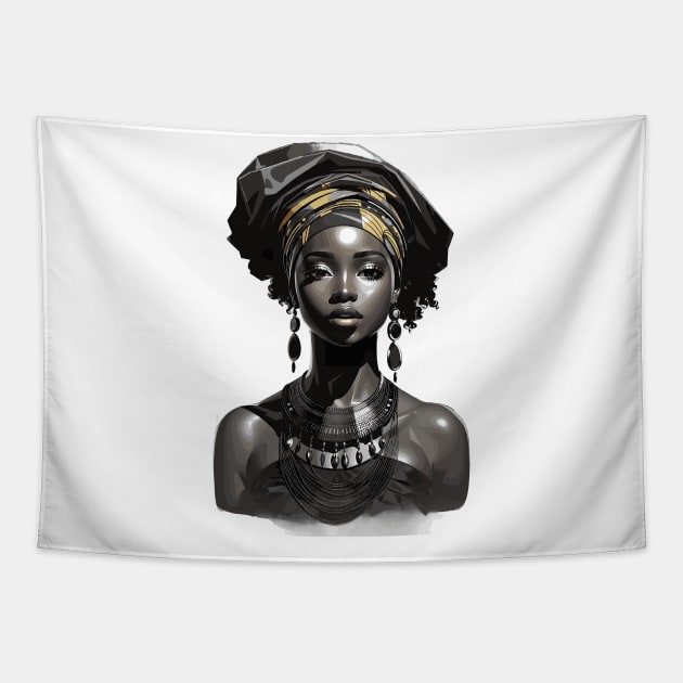 Afrocentric Woman Tapestry by Graceful Designs