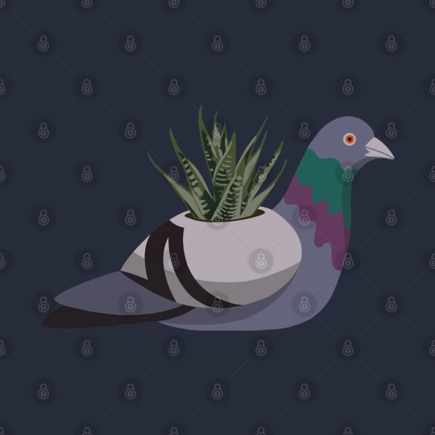 Succulent Pigeon by GeoCreate