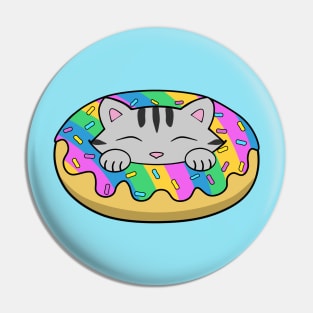 Pastel Donut Cat Pin