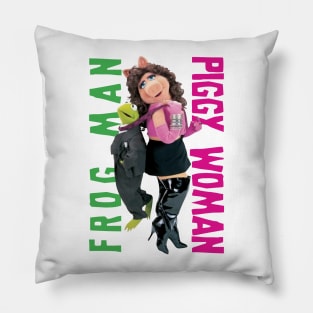 FROG MAN X PIGGY WOMAN Pillow