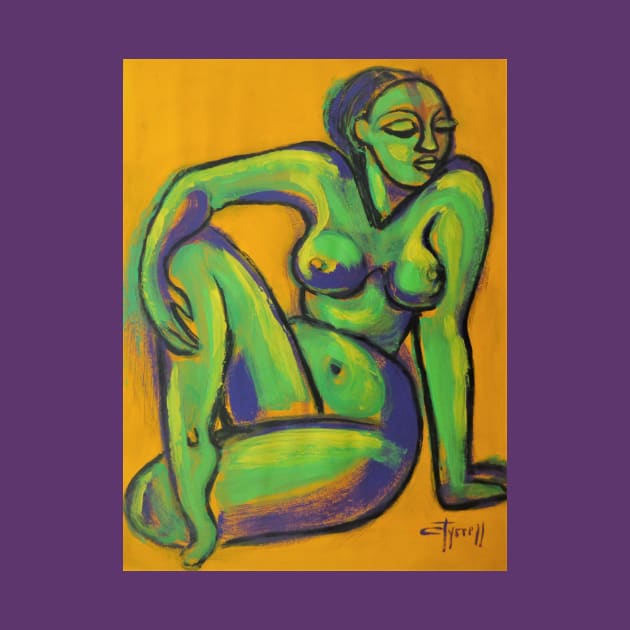 Yellow And Green Nude by CarmenT