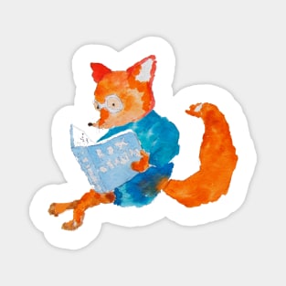 Reading fox Magnet