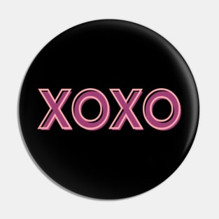 XoXo Pink Pinky Winky Cheerful Inspired Motivated Girly Cute Beautiful Text Style Meme Love Man's & Woman Pin