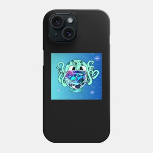 Space Oc(tea)pus: A Sip of the Universe Phone Case