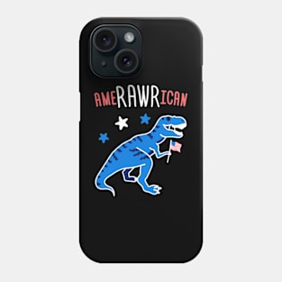 AMERAWRICAN DINO dinosaurs t shirt Phone Case