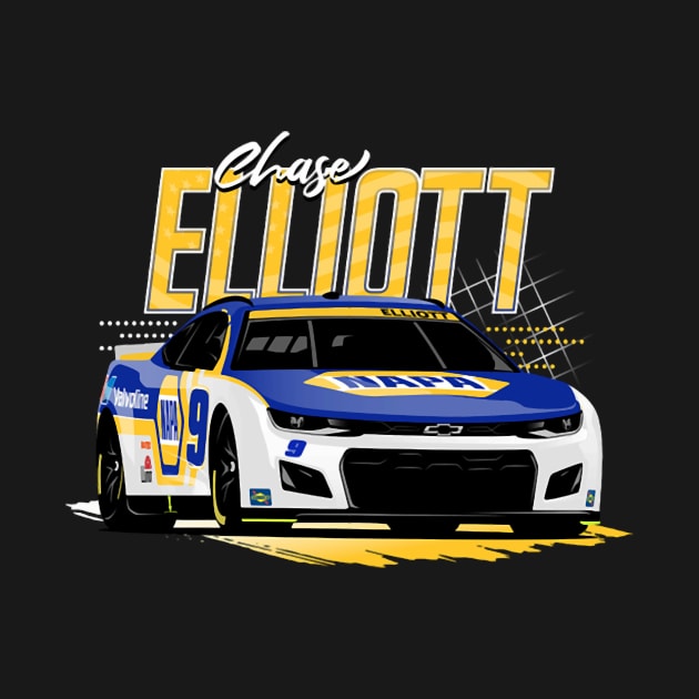 Chase Elliott Playoffs by Erianna Bee