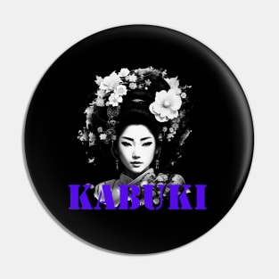 Kabuki - Japanese Culture Street Style Geisha Pin