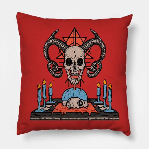 Stannic Spellbook: Black Magic Mysteries Pillow by Lucifer