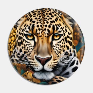 Leopard Portrait Pin