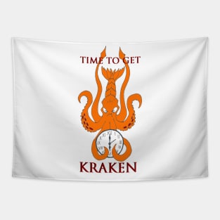 Time to Get Kraken Tapestry