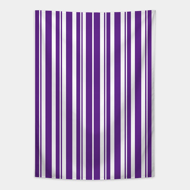 Dapper Stripes, Purple Tapestry by Heyday Threads