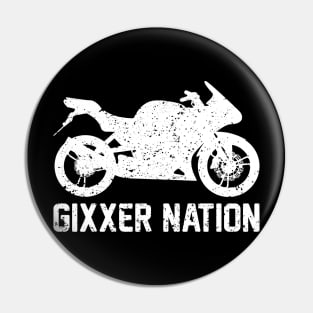 Gixxer Nation Sport Bike Racing Pin