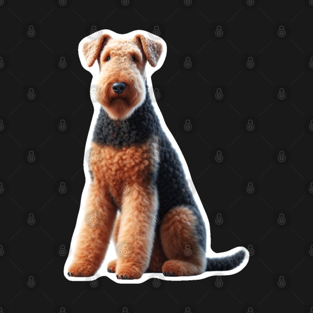 Airedale Terrier by millersye