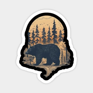 Forest bear Magnet