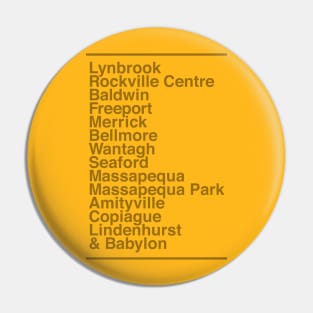 LIRR Babylon Line Pin