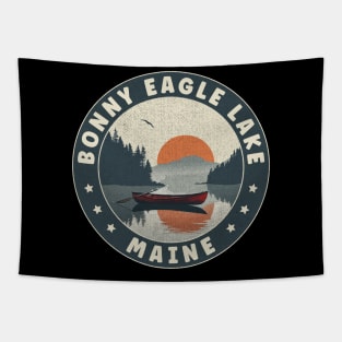 Bonny Eagle Lake Maine Sunset Tapestry