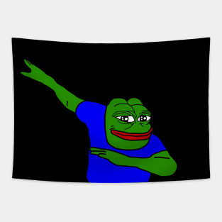 Dabbing Pepe Dab Tapestry