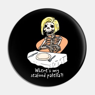 seafood patella skeleton funny Pin