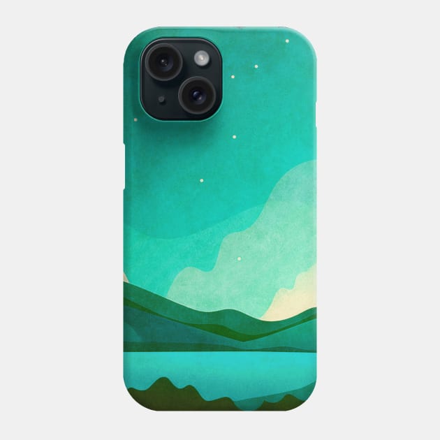 Full Moon Dreams And Mountains Of Green Phone Case by LittleBunnySunshine