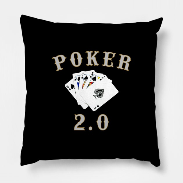 Poker 2.0 Pillow by Poker Day