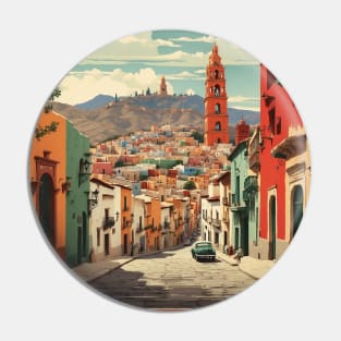 Dolores Hidalgo Mexico Tourism Travel Vintage Pin